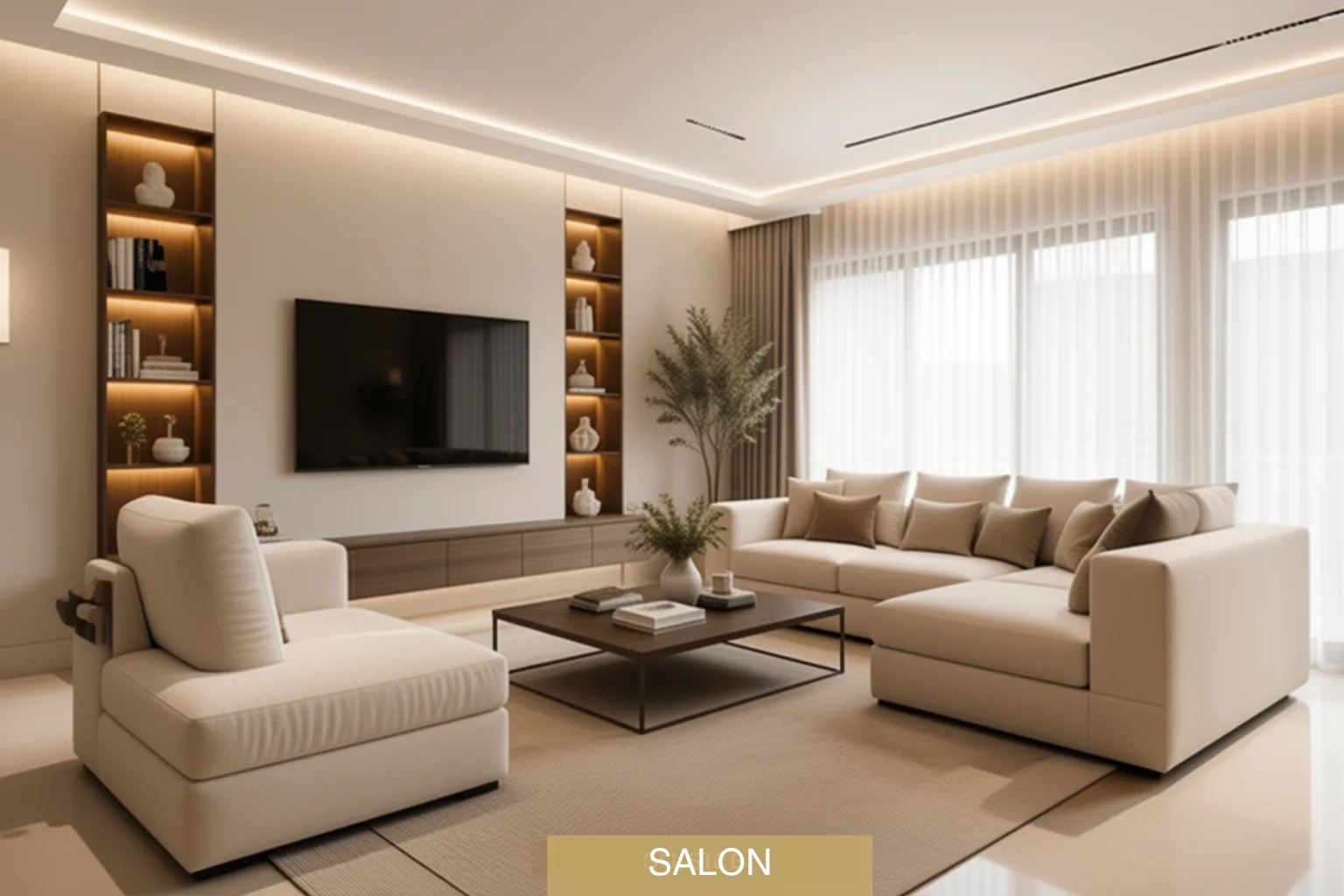 Salon contemporain — DL Dsign